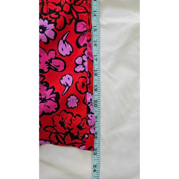 Boohoo Women's Floral Wide Leg Jumpsuit with Puff Sleeves Size 4 - Picture 5 of 10